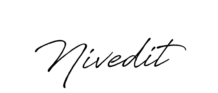 Make a beautiful signature design for name Nivedit. Use this online signature maker to create a handwritten signature for free. Nivedit signature style 7 images and pictures png