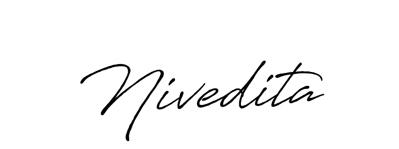 You should practise on your own different ways (Antro_Vectra_Bolder) to write your name (Nivedita) in signature. don't let someone else do it for you. Nivedita signature style 7 images and pictures png