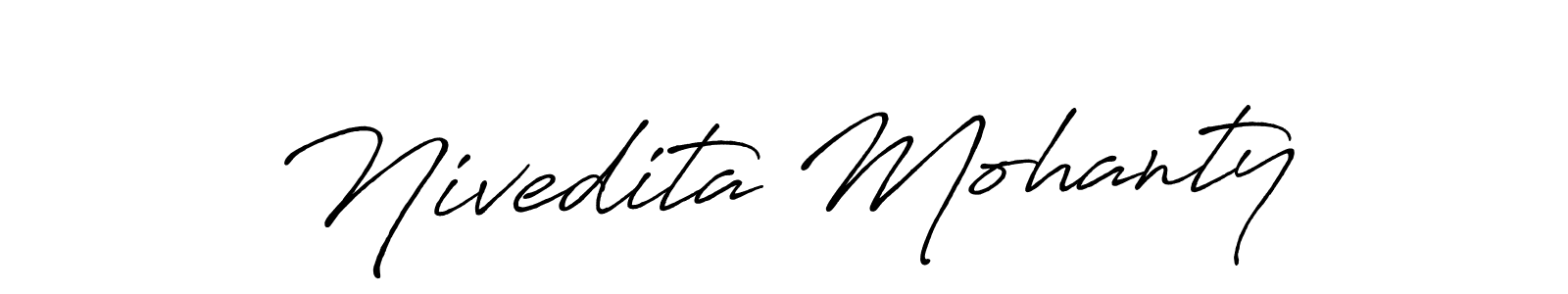 Use a signature maker to create a handwritten signature online. With this signature software, you can design (Antro_Vectra_Bolder) your own signature for name Nivedita Mohanty. Nivedita Mohanty signature style 7 images and pictures png