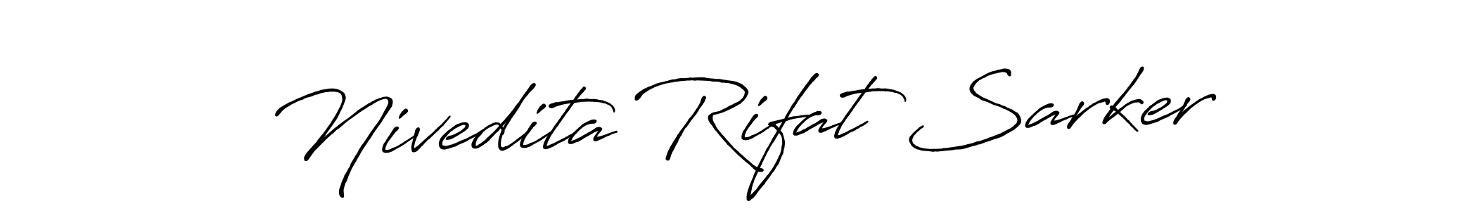 You can use this online signature creator to create a handwritten signature for the name Nivedita Rifat Sarker. This is the best online autograph maker. Nivedita Rifat Sarker signature style 7 images and pictures png