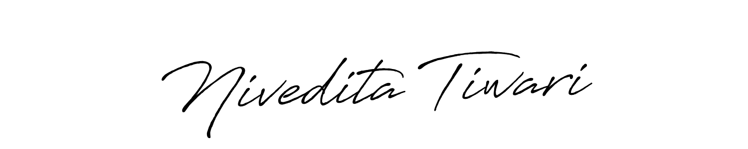 Also we have Nivedita Tiwari name is the best signature style. Create professional handwritten signature collection using Antro_Vectra_Bolder autograph style. Nivedita Tiwari signature style 7 images and pictures png