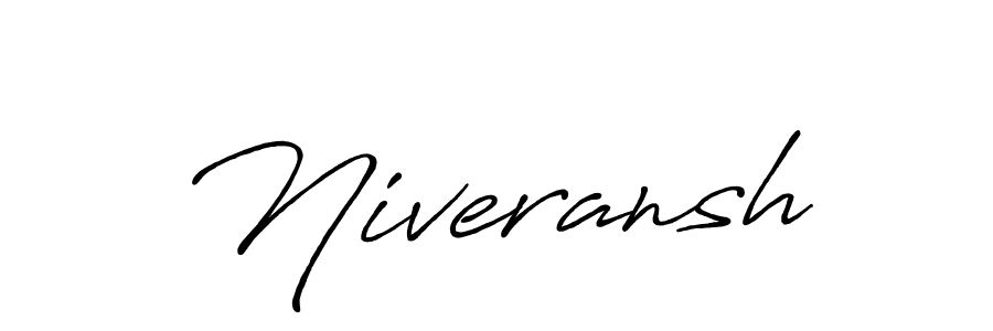 You should practise on your own different ways (Antro_Vectra_Bolder) to write your name (Niveransh) in signature. don't let someone else do it for you. Niveransh signature style 7 images and pictures png