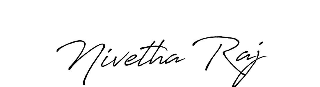 You should practise on your own different ways (Antro_Vectra_Bolder) to write your name (Nivetha Raj) in signature. don't let someone else do it for you. Nivetha Raj signature style 7 images and pictures png