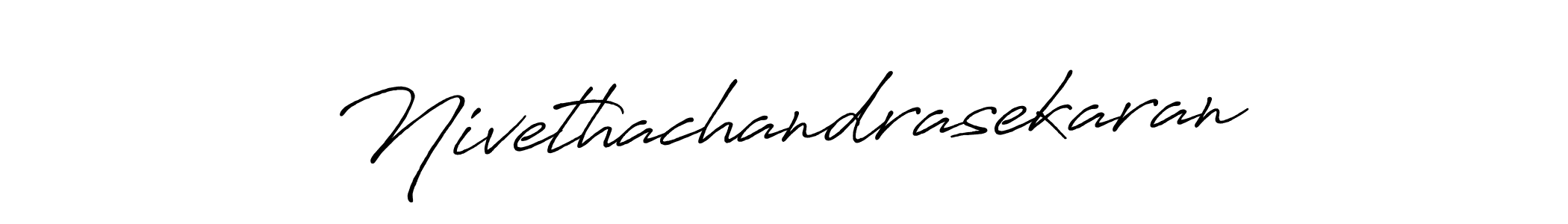 Once you've used our free online signature maker to create your best signature Antro_Vectra_Bolder style, it's time to enjoy all of the benefits that Nivethachandrasekaran name signing documents. Nivethachandrasekaran signature style 7 images and pictures png
