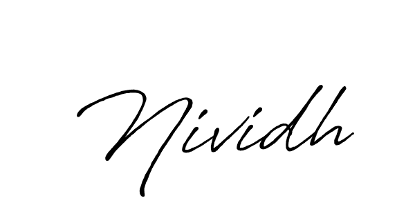 Make a beautiful signature design for name Nividh. Use this online signature maker to create a handwritten signature for free. Nividh signature style 7 images and pictures png