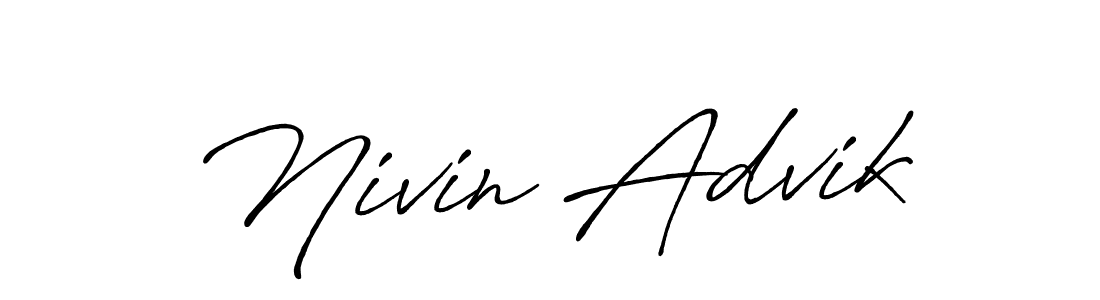 Make a short Nivin Advik signature style. Manage your documents anywhere anytime using Antro_Vectra_Bolder. Create and add eSignatures, submit forms, share and send files easily. Nivin Advik signature style 7 images and pictures png