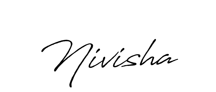 Once you've used our free online signature maker to create your best signature Antro_Vectra_Bolder style, it's time to enjoy all of the benefits that Nivisha name signing documents. Nivisha signature style 7 images and pictures png