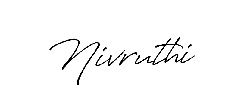 Similarly Antro_Vectra_Bolder is the best handwritten signature design. Signature creator online .You can use it as an online autograph creator for name Nivruthi. Nivruthi signature style 7 images and pictures png