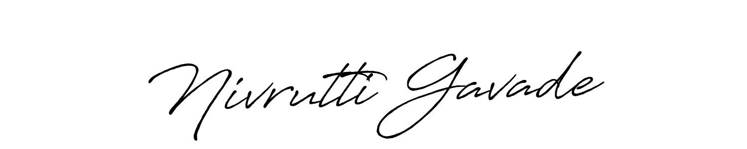 You should practise on your own different ways (Antro_Vectra_Bolder) to write your name (Nivrutti Gavade) in signature. don't let someone else do it for you. Nivrutti Gavade signature style 7 images and pictures png