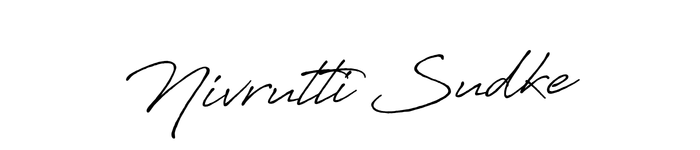 Also You can easily find your signature by using the search form. We will create Nivrutti Sudke name handwritten signature images for you free of cost using Antro_Vectra_Bolder sign style. Nivrutti Sudke signature style 7 images and pictures png