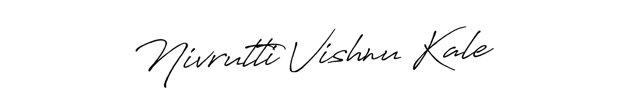 Also we have Nivrutti Vishnu Kale name is the best signature style. Create professional handwritten signature collection using Antro_Vectra_Bolder autograph style. Nivrutti Vishnu Kale signature style 7 images and pictures png