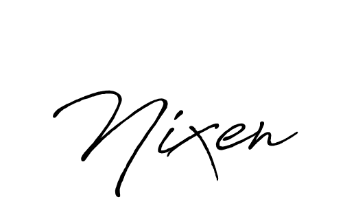 if you are searching for the best signature style for your name Nixen. so please give up your signature search. here we have designed multiple signature styles  using Antro_Vectra_Bolder. Nixen signature style 7 images and pictures png