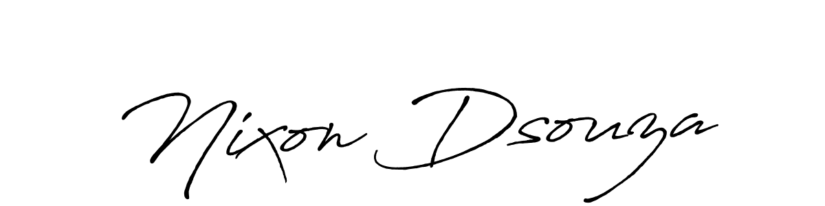You should practise on your own different ways (Antro_Vectra_Bolder) to write your name (Nixon Dsouza) in signature. don't let someone else do it for you. Nixon Dsouza signature style 7 images and pictures png