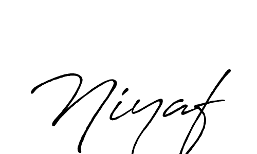 Design your own signature with our free online signature maker. With this signature software, you can create a handwritten (Antro_Vectra_Bolder) signature for name Niyaf. Niyaf signature style 7 images and pictures png