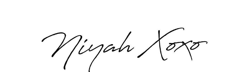 You can use this online signature creator to create a handwritten signature for the name Niyah Xoxo. This is the best online autograph maker. Niyah Xoxo signature style 7 images and pictures png