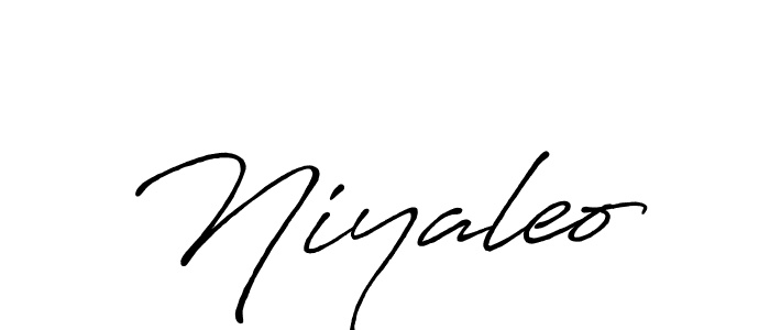 Make a short Niyaleo signature style. Manage your documents anywhere anytime using Antro_Vectra_Bolder. Create and add eSignatures, submit forms, share and send files easily. Niyaleo signature style 7 images and pictures png