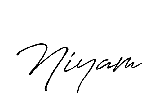 It looks lik you need a new signature style for name Niyam. Design unique handwritten (Antro_Vectra_Bolder) signature with our free signature maker in just a few clicks. Niyam signature style 7 images and pictures png