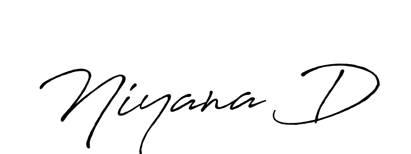 if you are searching for the best signature style for your name Niyana D. so please give up your signature search. here we have designed multiple signature styles  using Antro_Vectra_Bolder. Niyana D signature style 7 images and pictures png
