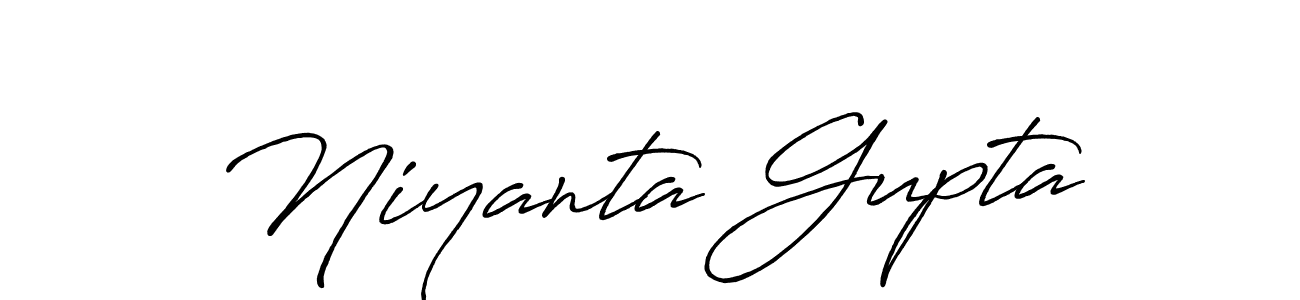 You should practise on your own different ways (Antro_Vectra_Bolder) to write your name (Niyanta Gupta) in signature. don't let someone else do it for you. Niyanta Gupta signature style 7 images and pictures png