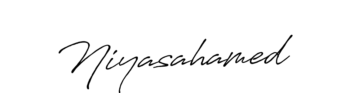 Design your own signature with our free online signature maker. With this signature software, you can create a handwritten (Antro_Vectra_Bolder) signature for name Niyasahamed. Niyasahamed signature style 7 images and pictures png