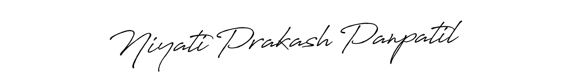 It looks lik you need a new signature style for name Niyati Prakash Panpatil. Design unique handwritten (Antro_Vectra_Bolder) signature with our free signature maker in just a few clicks. Niyati Prakash Panpatil signature style 7 images and pictures png