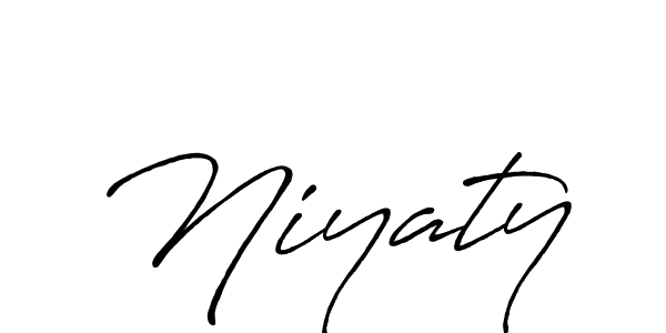Similarly Antro_Vectra_Bolder is the best handwritten signature design. Signature creator online .You can use it as an online autograph creator for name Niyaty. Niyaty signature style 7 images and pictures png