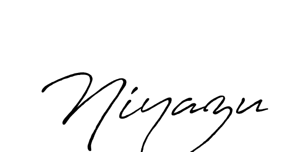 Antro_Vectra_Bolder is a professional signature style that is perfect for those who want to add a touch of class to their signature. It is also a great choice for those who want to make their signature more unique. Get Niyazu name to fancy signature for free. Niyazu signature style 7 images and pictures png