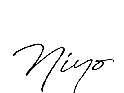 Design your own signature with our free online signature maker. With this signature software, you can create a handwritten (Antro_Vectra_Bolder) signature for name Niyo. Niyo signature style 7 images and pictures png