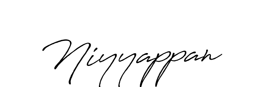 Niyyappan stylish signature style. Best Handwritten Sign (Antro_Vectra_Bolder) for my name. Handwritten Signature Collection Ideas for my name Niyyappan. Niyyappan signature style 7 images and pictures png