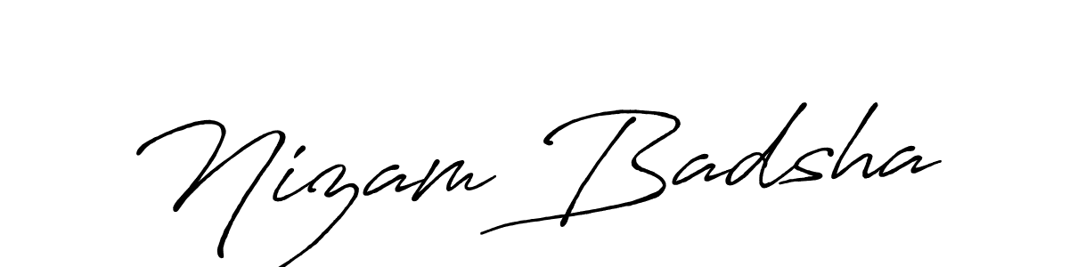 Here are the top 10 professional signature styles for the name Nizam Badsha. These are the best autograph styles you can use for your name. Nizam Badsha signature style 7 images and pictures png