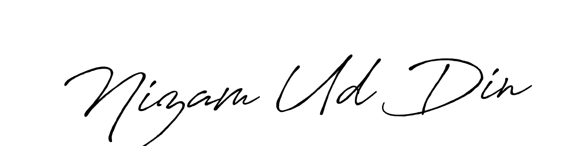 Make a beautiful signature design for name Nizam Ud Din. Use this online signature maker to create a handwritten signature for free. Nizam Ud Din signature style 7 images and pictures png