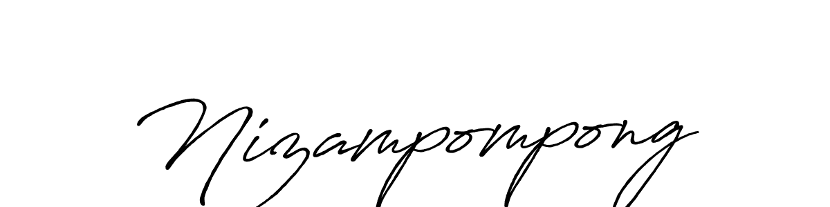 You should practise on your own different ways (Antro_Vectra_Bolder) to write your name (Nizampompong) in signature. don't let someone else do it for you. Nizampompong signature style 7 images and pictures png