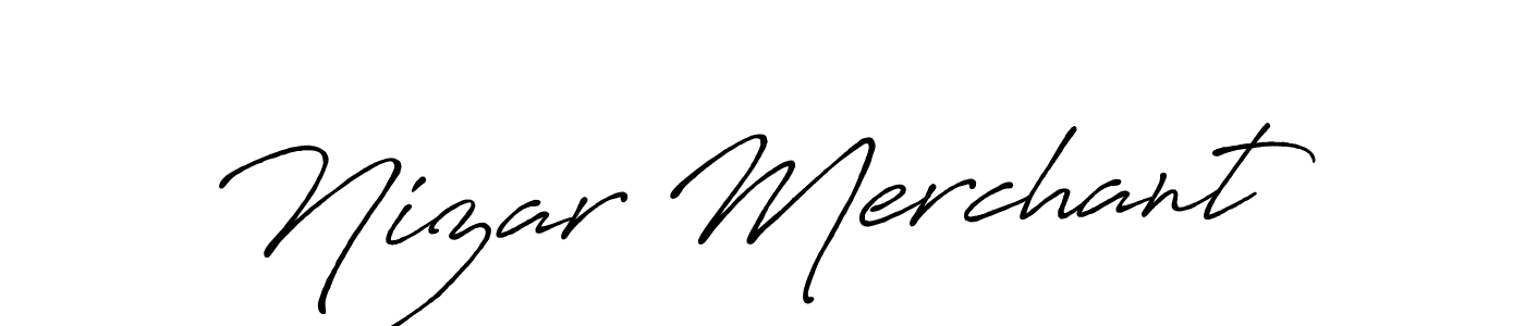 Also You can easily find your signature by using the search form. We will create Nizar Merchant name handwritten signature images for you free of cost using Antro_Vectra_Bolder sign style. Nizar Merchant signature style 7 images and pictures png