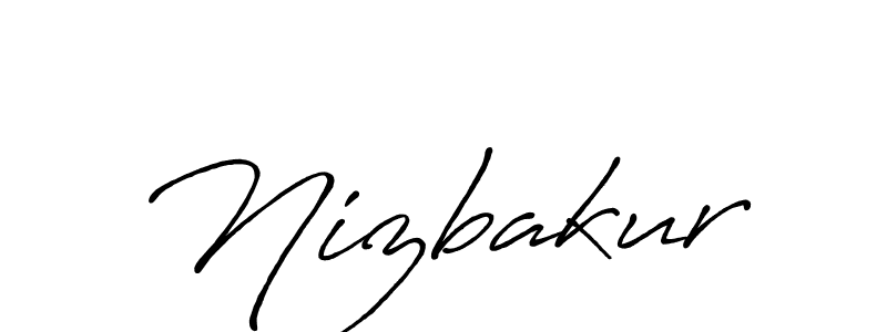 Antro_Vectra_Bolder is a professional signature style that is perfect for those who want to add a touch of class to their signature. It is also a great choice for those who want to make their signature more unique. Get Nizbakur name to fancy signature for free. Nizbakur signature style 7 images and pictures png