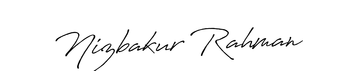 Antro_Vectra_Bolder is a professional signature style that is perfect for those who want to add a touch of class to their signature. It is also a great choice for those who want to make their signature more unique. Get Nizbakur Rahman name to fancy signature for free. Nizbakur Rahman signature style 7 images and pictures png