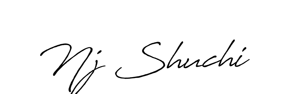 Also You can easily find your signature by using the search form. We will create Nj Shuchi name handwritten signature images for you free of cost using Antro_Vectra_Bolder sign style. Nj Shuchi signature style 7 images and pictures png