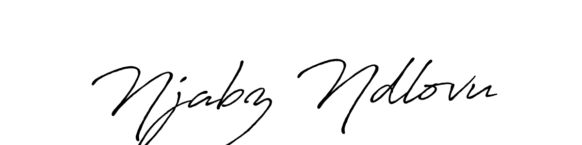 Use a signature maker to create a handwritten signature online. With this signature software, you can design (Antro_Vectra_Bolder) your own signature for name Njabz Ndlovu. Njabz Ndlovu signature style 7 images and pictures png