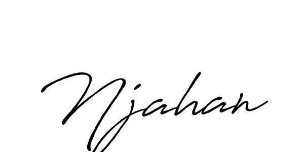 You should practise on your own different ways (Antro_Vectra_Bolder) to write your name (Njahan) in signature. don't let someone else do it for you. Njahan signature style 7 images and pictures png
