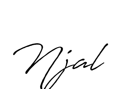 Also we have Njal name is the best signature style. Create professional handwritten signature collection using Antro_Vectra_Bolder autograph style. Njal signature style 7 images and pictures png