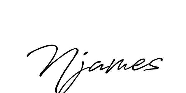 Make a beautiful signature design for name Njames. Use this online signature maker to create a handwritten signature for free. Njames signature style 7 images and pictures png