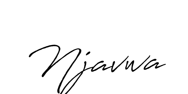 You should practise on your own different ways (Antro_Vectra_Bolder) to write your name (Njavwa) in signature. don't let someone else do it for you. Njavwa signature style 7 images and pictures png