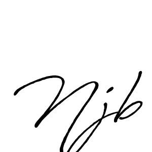 How to make Njb name signature. Use Antro_Vectra_Bolder style for creating short signs online. This is the latest handwritten sign. Njb signature style 7 images and pictures png
