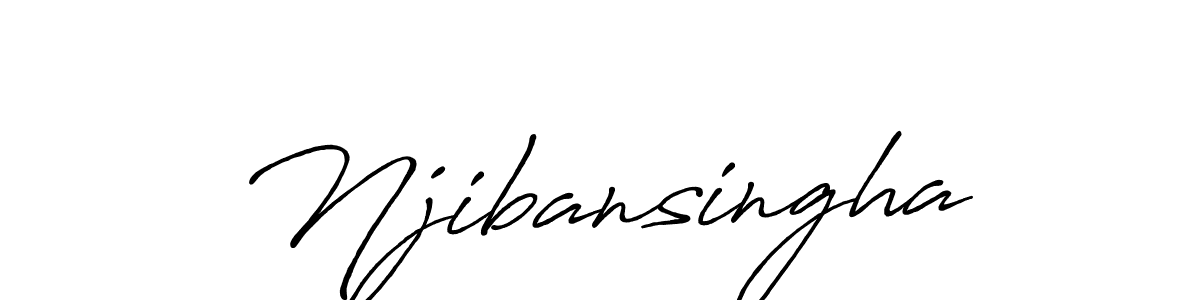 Create a beautiful signature design for name Njibansingha. With this signature (Antro_Vectra_Bolder) fonts, you can make a handwritten signature for free. Njibansingha signature style 7 images and pictures png