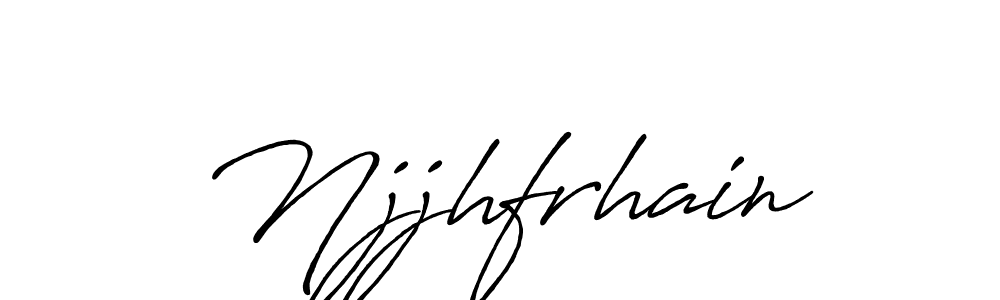Design your own signature with our free online signature maker. With this signature software, you can create a handwritten (Antro_Vectra_Bolder) signature for name Njjhfrhain. Njjhfrhain signature style 7 images and pictures png