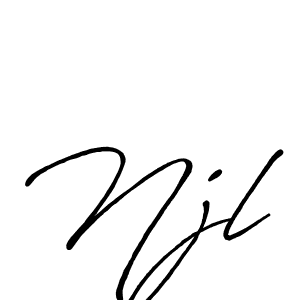 if you are searching for the best signature style for your name Njl. so please give up your signature search. here we have designed multiple signature styles  using Antro_Vectra_Bolder. Njl signature style 7 images and pictures png