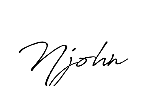 Make a short Njohn signature style. Manage your documents anywhere anytime using Antro_Vectra_Bolder. Create and add eSignatures, submit forms, share and send files easily. Njohn signature style 7 images and pictures png