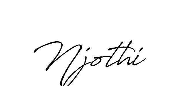 How to make Njothi name signature. Use Antro_Vectra_Bolder style for creating short signs online. This is the latest handwritten sign. Njothi signature style 7 images and pictures png