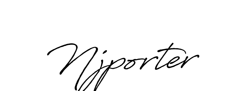 It looks lik you need a new signature style for name Njporter. Design unique handwritten (Antro_Vectra_Bolder) signature with our free signature maker in just a few clicks. Njporter signature style 7 images and pictures png