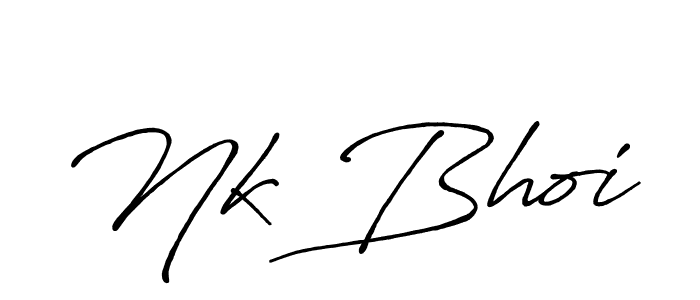 How to Draw Nk Bhoi signature style? Antro_Vectra_Bolder is a latest design signature styles for name Nk Bhoi. Nk Bhoi signature style 7 images and pictures png