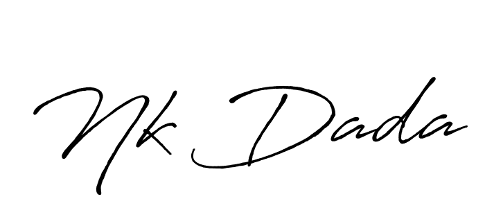 Also we have Nk Dada name is the best signature style. Create professional handwritten signature collection using Antro_Vectra_Bolder autograph style. Nk Dada signature style 7 images and pictures png